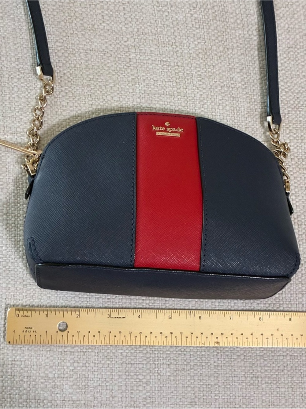 Kate Spade New York
Cameron Street Racing Stripe Hilli 
Crossbdy Bag Leather - Picture 7 of 12